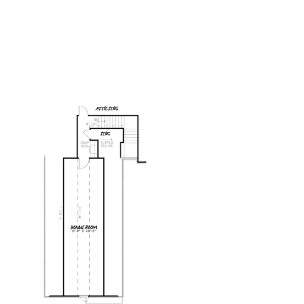 Country French House Plan Bonus Room - Huntcliff Cottage Ranch Home 155D-0013 - Search House Plans and More