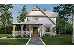 Arts & Crafts House Plan Front of House 155D-0016