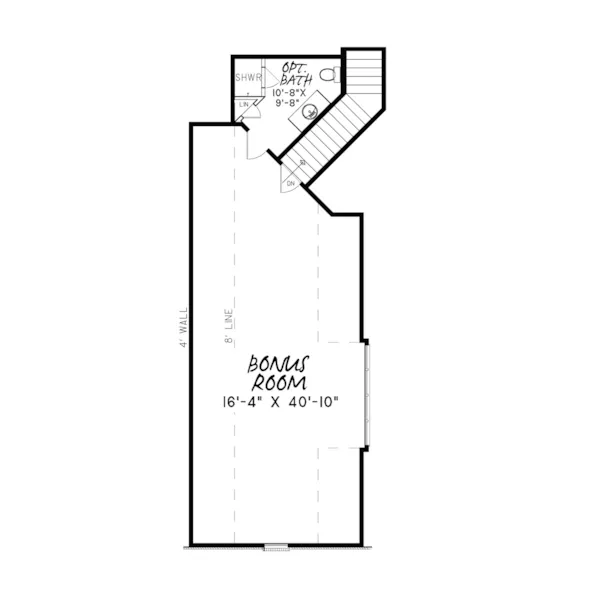 Ranch House Plan Second Floor - Saddler Manor European Home 155D-0017 - Shop House Plans and More