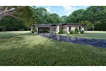 Adobe House Plans & Southwestern Home Design Front Photo 02 - Preston Drive Modern Home 155D-0022 - Shop House Plans and More