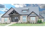 Arts & Crafts House Plan Front of Home - Mayer Mill Craftsman Home 155D-0027 - Shop House Plans and More