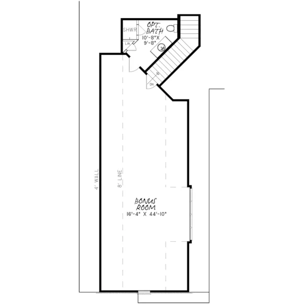 Country French House Plan Bonus Room - Lovell Country French Home 155D-0028 - Shop House Plans and More