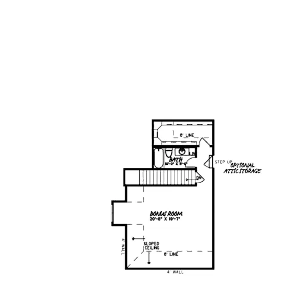 Country House Plan Second Floor - Windbriar Rustic Home 155D-0029 - Shop House Plans and More