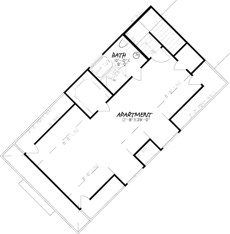 Bungalow House Plan Second Floor - Seidel Rustic Craftsman Home 155D-0032 - Shop House Plans and More
