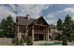 Traditional House Plan Rear Photo 01 - Seidel Rustic Craftsman Home 155D-0032 - Shop House Plans and More