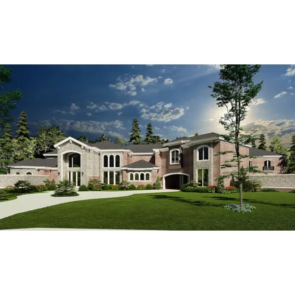 Luxury House Plan Front of Home - Patton Manor Luxury Home 155D-0038 - Shop House Plans and More