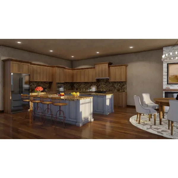 Luxury House Plan Kitchen Photo 10 - Sedgewick European Home 155D-0045 - Shop House Plans and More