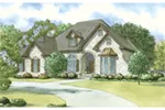 Traditional House Plan Front of Home - Jenna Hill European Home 155D-0046 - Search House Plans and More