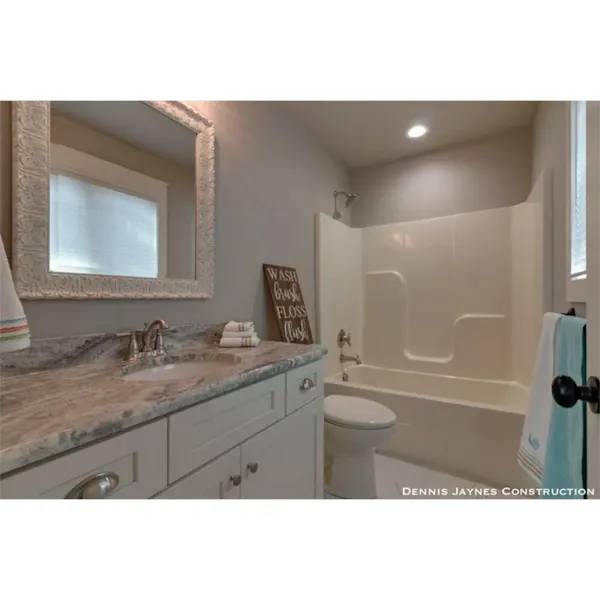 European House Plan Bathroom Photo 01 - Hines Hollow Ranch Home 155D-0047 - Search House Plans and More