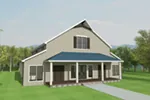 Arts & Crafts House Plan Front Photo 01 - Collin Farm Country Home 155D-0052 - Search House Plans and More