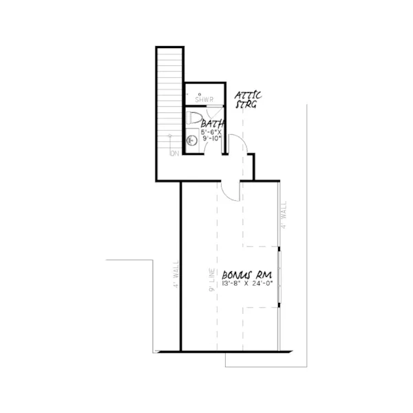 European House Plan Second Floor - Vanderwal European Home 155D-0054 - Shop House Plans and More