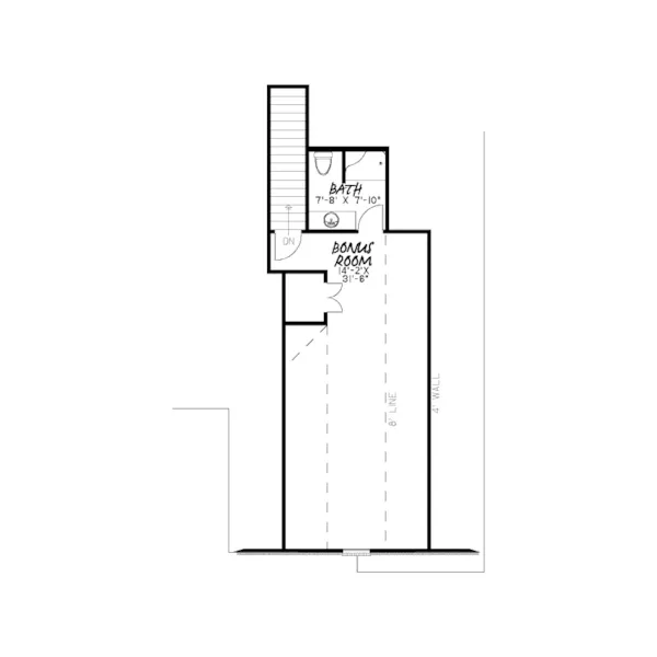 Country French House Plan Second Floor - Devereaux Way Ranch Home 155D-0056 - Search House Plans and More