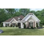 European House Plan Front of House 155D-0065