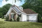 European House Plan Front Photo 02 - Crescent Manor European Home 155D-0065 - Search House Plans and More