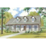 Country House Plan Front of Home - Walker Farm Country Home 155D-0068 - Shop House Plans and More