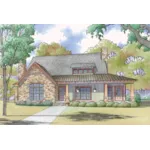 Craftsman House Plan Front of Home - Verde River Rustic Home 155D-0069 - Shop House Plans and More