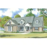 Ranch House Plan Front of Home - Trotter Traditional Home 155D-0071 - Shop House Plans and More