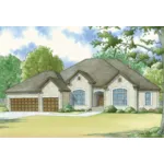 Traditional House Plan Front of Home - Spearson Traditional Home 155D-0072 - Shop House Plans and More