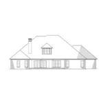 Traditional House Plan Rear Elevation - Spearson Traditional Home 155D-0072 - Shop House Plans and More