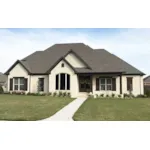 Country French House Plan Front of Home - Ripley Hill Ranch Home 155D-0073 - Shop House Plans and More