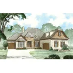 Arts & Crafts House Plan Front Image - Lacole Place European Home 155D-0079 - Shop House Plans and More