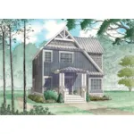 Country House Plan Front of Home - Bayberry Lane Craftsman Home 155D-0083 - Search House Plans and More