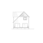 Country House Plan Rear Elevation - Bayberry Lane Craftsman Home 155D-0083 - Search House Plans and More