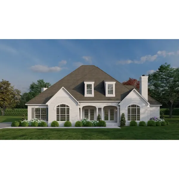 Traditional House Plan Front of Home - Beauregard European Home 155D-0084 - Search House Plans and More