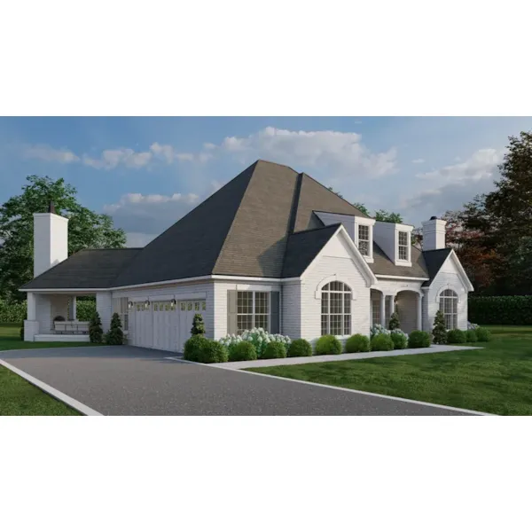 Traditional House Plan Front Photo 01 - Beauregard European Home 155D-0084 - Search House Plans and More