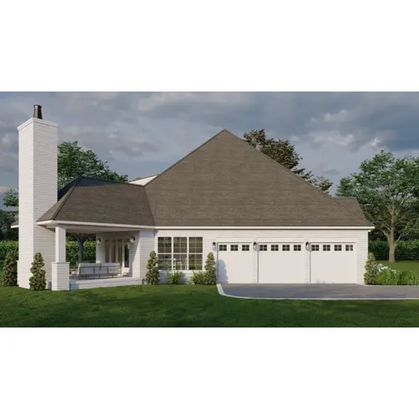 Traditional House Plan Side View Photo 01 - Beauregard European Home 155D-0084 - Search House Plans and More