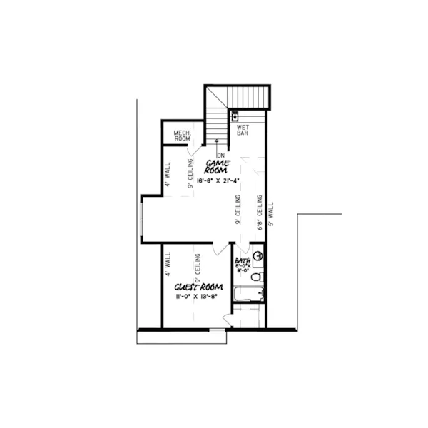 Second Floor - Lisebelle European Home 155D-0088 - Shop House Plans and More