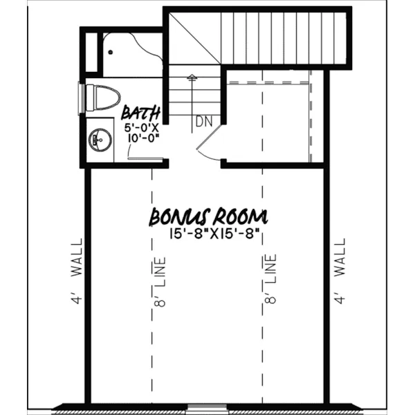 Country French House Plan Bonus Room - Rompelle European Home 155D-0091 - Shop House Plans and More