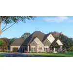 Traditional House Plan Front of Home - Sherwick European Home 155D-0094 - Shop House Plans and More