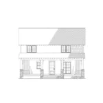 Arts & Crafts House Plan Rear Elevation - Kline Hollow Farmhouse 155D-0096 - Search House Plans and More