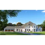 Luxury House Plan Front of Home - Ballycastle Luxury Home 155D-0099 - Search House Plans and More