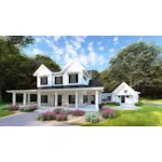 Modern Farmhouse Plan Front of Home - Brooklyn Meadow Farmhouse 155D-0103 - Search House Plans and More