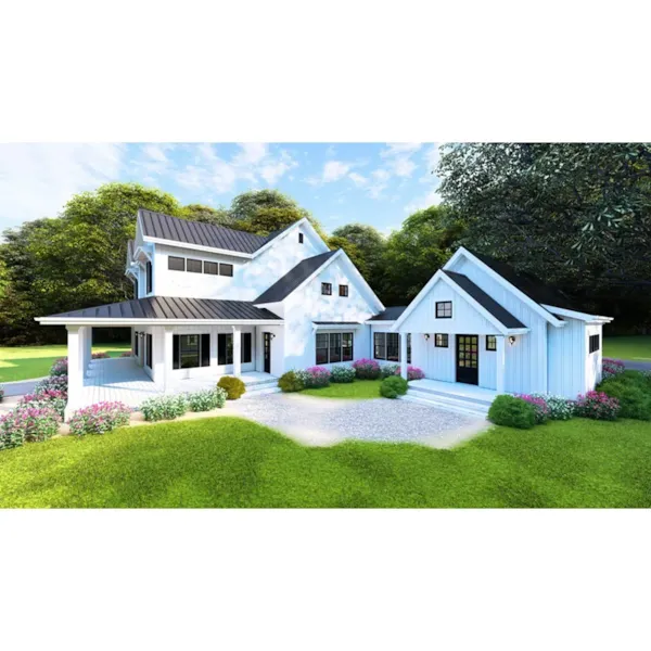 Modern Farmhouse Plan Front Photo 02 - Brooklyn Meadow Farmhouse 155D-0103 - Search House Plans and More