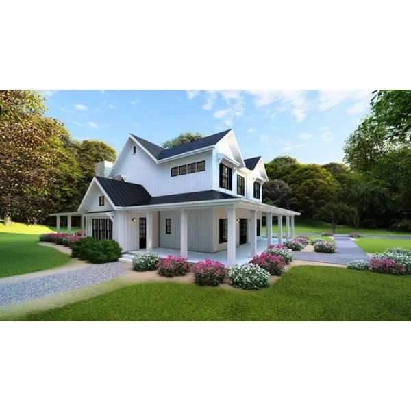 Modern Farmhouse Plan Front Photo 03 - Brooklyn Meadow Farmhouse 155D-0103 - Search House Plans and More