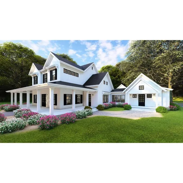 Modern Farmhouse Plan Front Photo 05 - Brooklyn Meadow Farmhouse 155D-0103 - Search House Plans and More