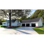 Modern Farmhouse Plan Garage Photo - Brooklyn Meadow Farmhouse 155D-0103 - Search House Plans and More