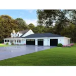 Southern House Plan Front Photo 01 - Shields Pond Modern Farmhouse 155D-0107 - Shop House Plans and More