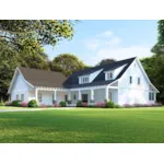 Farmhouse Plan Front Photo 01 - Wells Spring Modern Farmhouse 155D-0108 - Shop House Plans and More