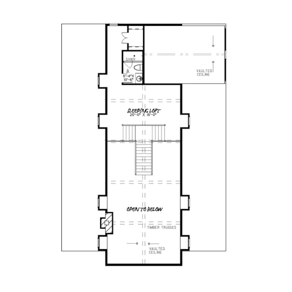 Modern Farmhouse Plan Second Floor - Hoppers Landing Farmhouse 155D-0114 - Search House Plans and More