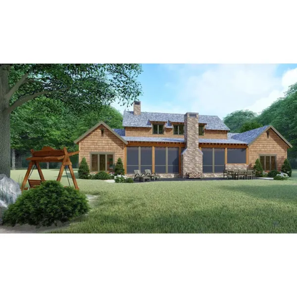 Country House Plan Rear Photo 01 - Calloway Modern Farmhouse 155D-0128 - Search House Plans and More