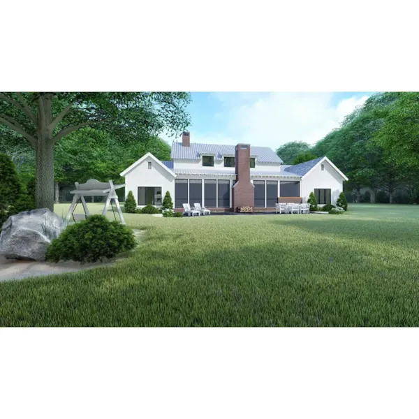 Country House Plan Rear Photo 02 - Calloway Modern Farmhouse 155D-0128 - Search House Plans and More