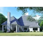 Mediterranean House Plan Rear Photo 01 - Hobbs Place Luxury Home 155D-0133 - Shop House Plans and More