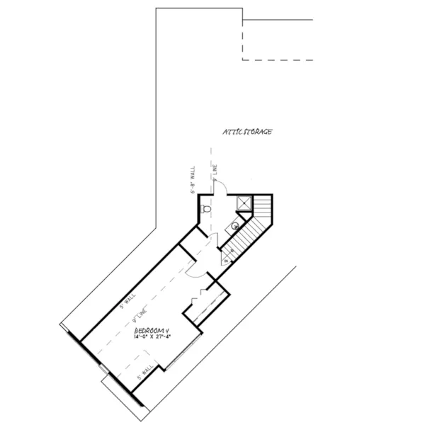 Second Floor - Ryder Creek Ranch Home 155D-0135 - Shop House Plans and More