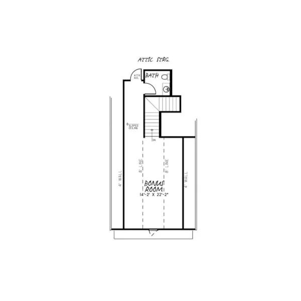 Rustic House Plan Second Floor - Dagett Hollow Rustic Home 155D-0141 - Shop House Plans and More