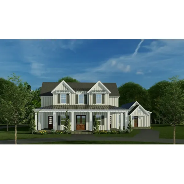 Luxury House Plan Front of Home - Bronson Lane Country Home 155D-0142 - Shop House Plans and More