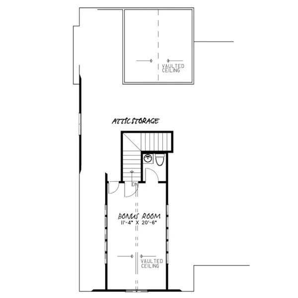 Arts & Crafts House Plan Second Floor - Hunter Hill Modern Farmhouse 155D-0147 - Search House Plans and More